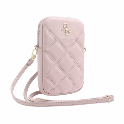 Guess PU Quilted 4G Metal Logo Taška na Telefon se Zipem ...