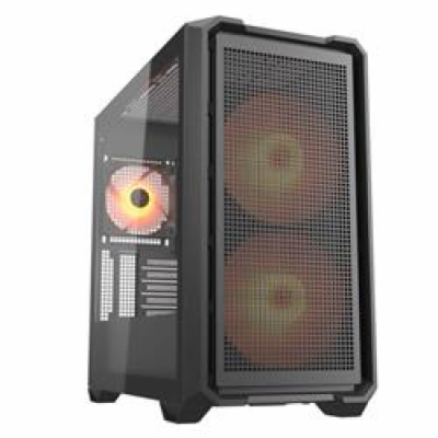 COUGAR PC skříň MX600 Black Mini Tower Mesh Front Panel 2...