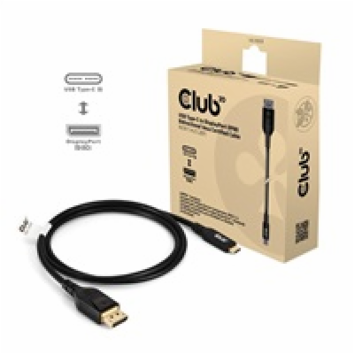 Club3D Kabel USB-C na DisplayPort 2.1, 10K60Hz, DSC1.2, U...