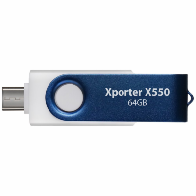 PATRIOT Xporter X550 64GB / USB Typ-A + USB Typ-C / USB 3...