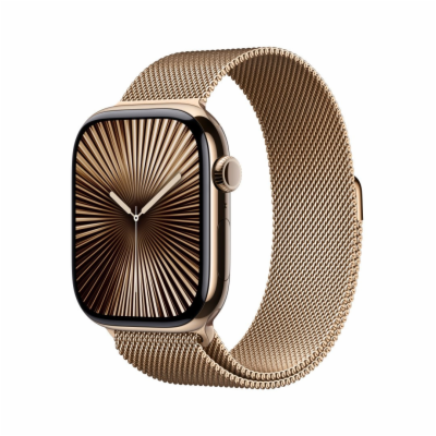 Apple Watch S10 Cell/46mm/Gold/Elegant Band/Gold/-M/L