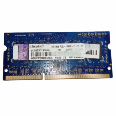 Kingston 2GB DDR3 PC12800 1600MHz SODIMM CL11 Operační pa...