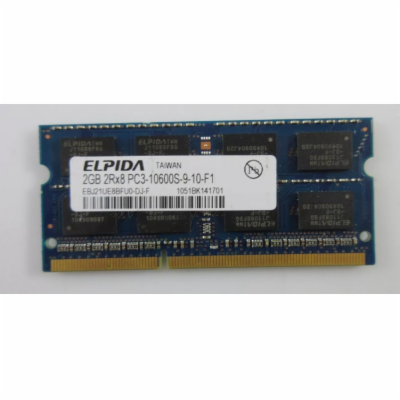 Elpida 2GB DDR3 PC10600 1333MHz SODIMM CL9 Operační paměť...