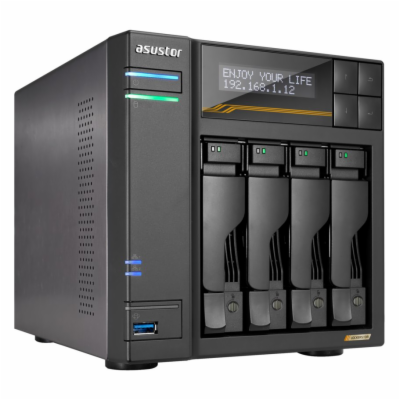 Asustor Lockerstor 4 Gen3 AS6804T   4x 2,5"/3,5" SATA III...