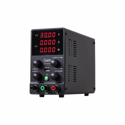 Zdroj laboratorní GETI GLPS3010H  0-30V/ 0-10A