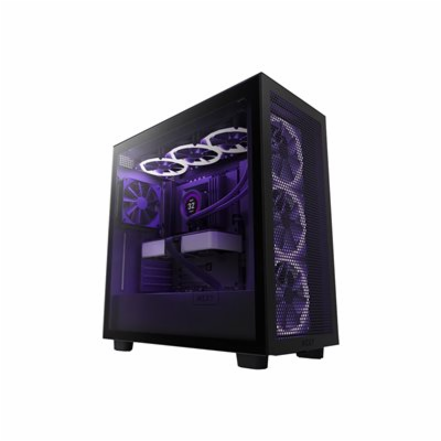 NZXT skříň H7 Flow edition / ATX / 3x 120 mm fan / USB-C ...