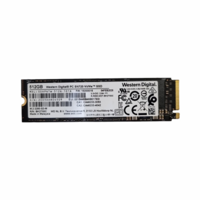 WD SN720 512GB SSD NVMe M.2 2280 PCIe NVMe SSD s kapacito...