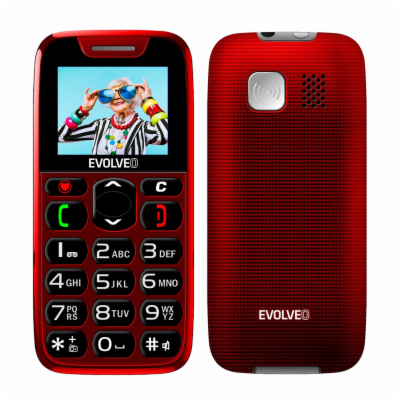 EVOLVEO EasyPhone EP 501 Red mobilní telefon pro seniory ...