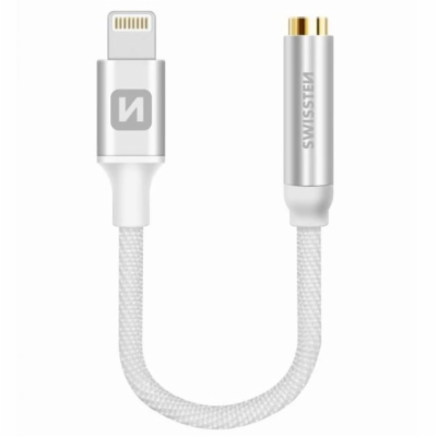 Swissten audio adaptér textile lightning /jack(samice) 0,...