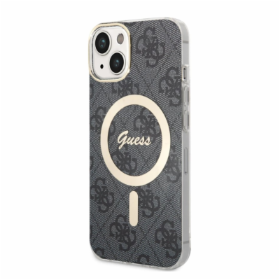 Guess IML 4G MagSafe Zadní Kryt pro iPhone 14 Black Origi...
