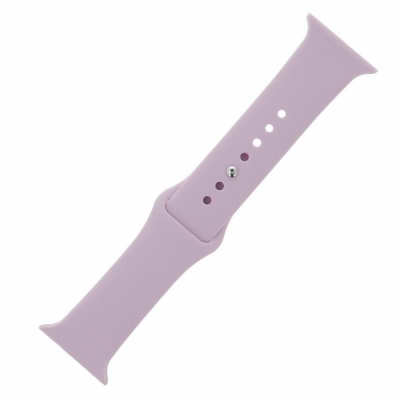Silikonový řemínek S/M pro Apple Watch 38/40/41 mm pudrov...