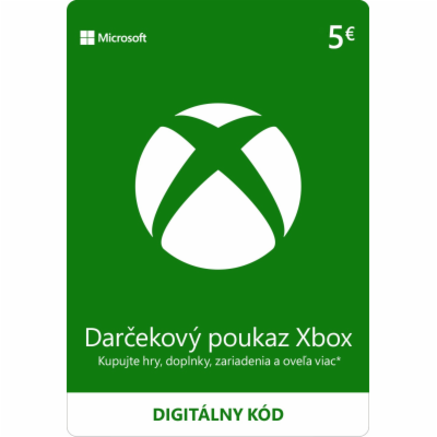 ESD XBOX - Dárková karta Xbox 5 EUR