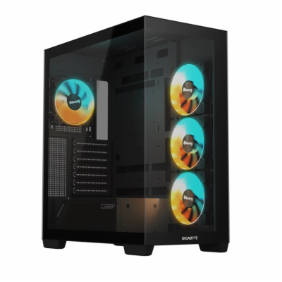 GIGABYTE case GB-C500P ST, Mid tower, 1xUSB-C 3.2, 2xUSB ...