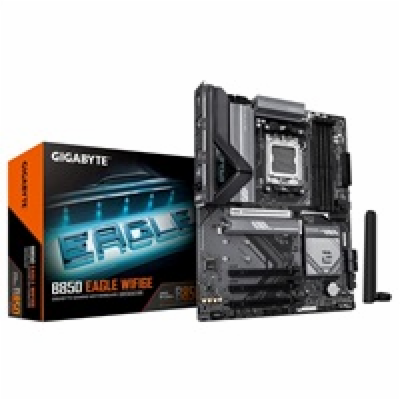GIGABYTE MB Sc AM5 B850 EAGLE WIFI6E, AMD B850, 4xDDR5, 1...