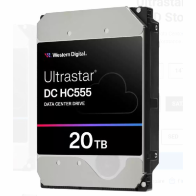 WD Ultrastar DC HC555/20TB/HDD/3.5"/SATA/M.2 SATA/7200 RP...