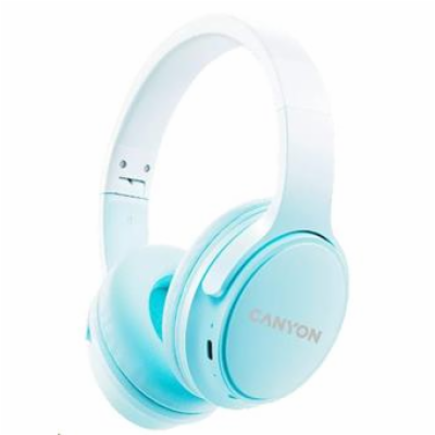 CANYON bezdrátová sluchátka OnRiff 4, BT 5.3, USB-C, bate...