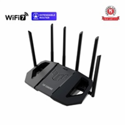 ASUS TUF-BE6500 (BE6500) WiFi 7 Extendable Gaming Router,...