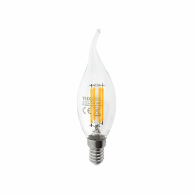 Žárovka Filament E14 5W bílá teplá TRIXLINE C35