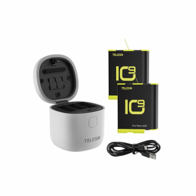 Nabíječka Allin box TELESIN pro GoPro Hero 9 / Hero 10 + ...
