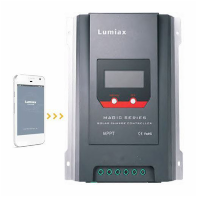 Solární regulátor MPPT Lumiax MT4010-BT, 12-24V/40A, blue...