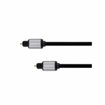 Kabel optický TOSLINK KRUGER & MATZ KM1221 Basic 1,5m