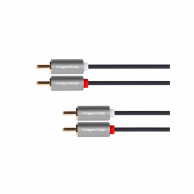 Kabel 2x Cinch konektor/2x Cinch konektor 10m KRUGER & MA...