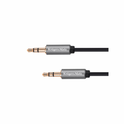 Kabel Jack 3,5mm konektor/Jack 3,5mm konektor 1m KRUGER &...