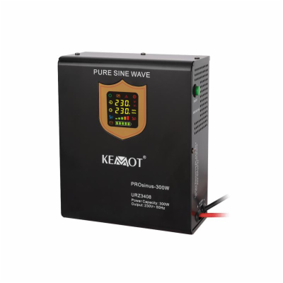 Zdroj záložní KEMOT PROsinus-500 12V 230V 500VA 300W Blac...