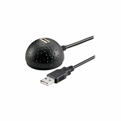 Kabel USB 2.0 GOOBAY prodlužovací s podstavcem na stůl, č...