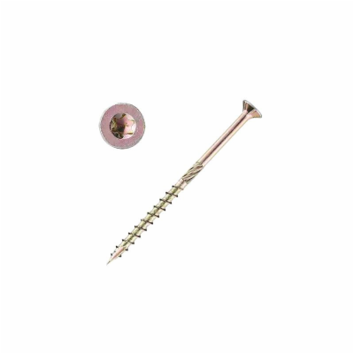 Konstrukční vrut se zápustnou hlavou Torx T30 6x80mm 200ks