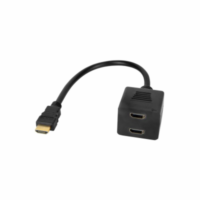 Redukce HDMI - 2x HDMI CABLETECH KOM0950 0,2m