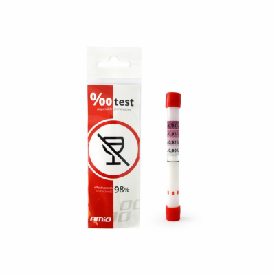 Jednorázový test na alkohol AMIO 01160