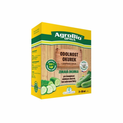 Přípravek pro odolnost okurek AGROBIO Zdravá Okurka 2x50ml