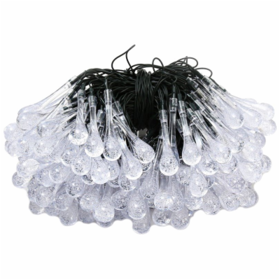 IMMAX LED solární dekorační řetěz DROP, 100xLED, IP65, te...