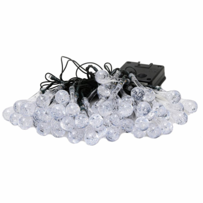 IMMAX LED solární dekorační řetěz DROP, 50xLED, IP65, tep...