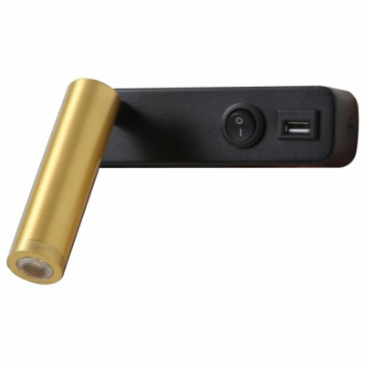 IMMAX GOAL designové nástěnné LED svítidlo, vypínač, USB,...