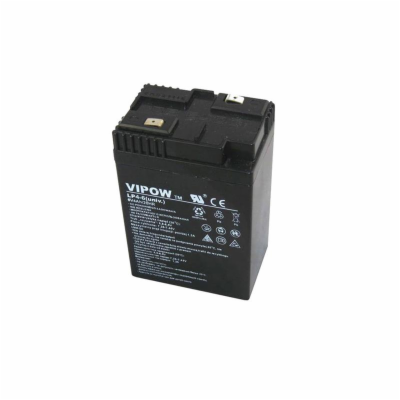 Baterie olověná 6V 4.0Ah VIPOW BAT0204