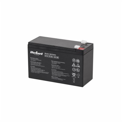 Baterie olověná 12V/7.5Ah REBEL BAT0403