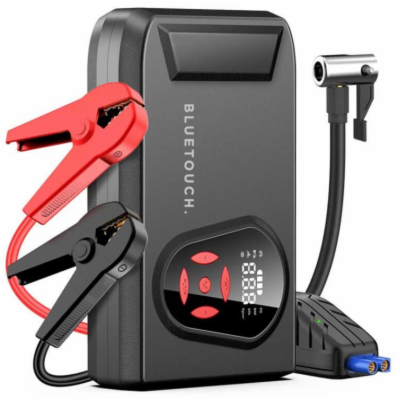 BLUETOUCH startovací zdroj s kompresorem 20.000 mAh a výs...
