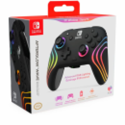 PDP Afterglow Wave gamepad pro Nintendo Switch, černý