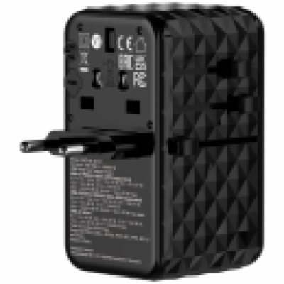Verbatim GaN III cestovní adaptér CNT-02, 85W, 4xUSB-C PD...