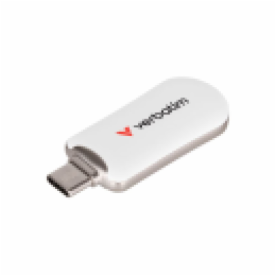 256GB USB Flash 3.2 Gen 1 Plectra USB-C bílá Verbatim