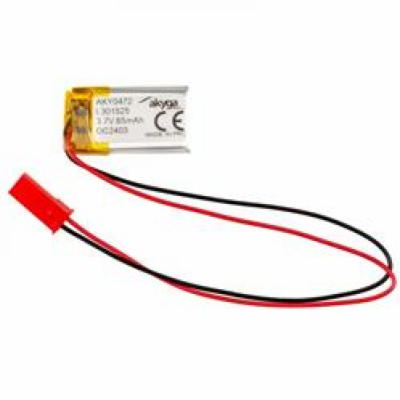 Akyga Li-Pol baterie LP301525 3.7V / 85mAh PCM JST 2.54 2...