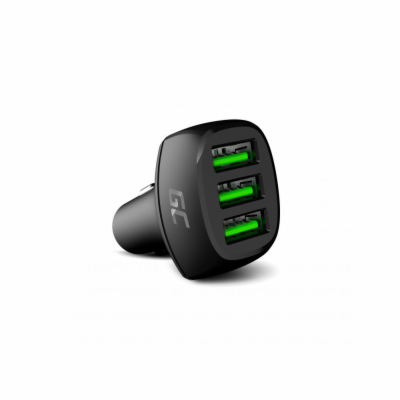 Green Cell PowerRide 54W 3xUSB 18W nabíječka do auta s te...