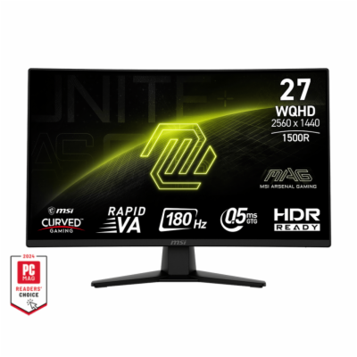 MSI Gaming monitor MAG 274CXF 27" Rapid VA zakřivený/FHD/...