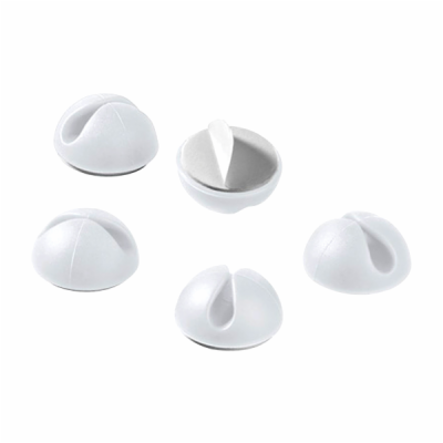 Organizér na kabely GOOBAY 95183 5ks White