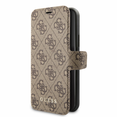 Guess 4G Book Pouzdro pro iPhone 11 Brown Guess prémiový ...