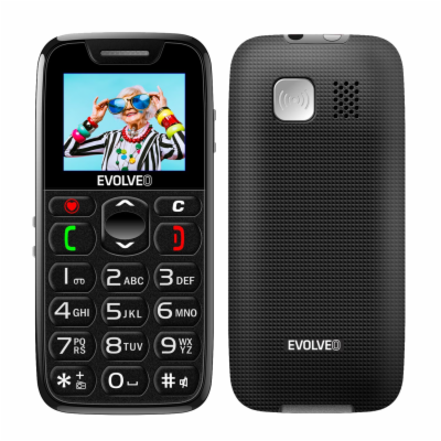 EVOLVEO EasyPhone, mobilní telefon pro seniory s nabíjecí...