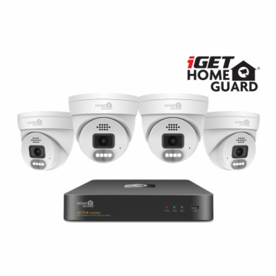 iGET HGNVK84804 - kamerový PoE set, 2K rozlišení, 8CH NVR...
