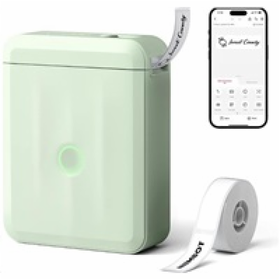 Niimbot Tiskárna štítků D110-M Smart, zelená + role štítk...